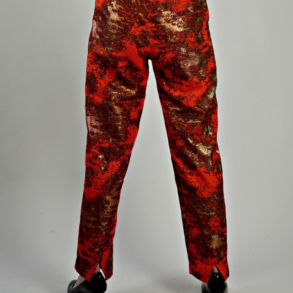 Baggy Pleated Metallic Jeans Designer Pedro del Hi - Picture 7 of 7